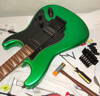 Charvel Green SoCal Body