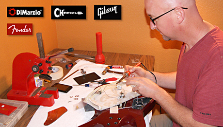 Custom guitar builds and repair in Mansfield, Texas