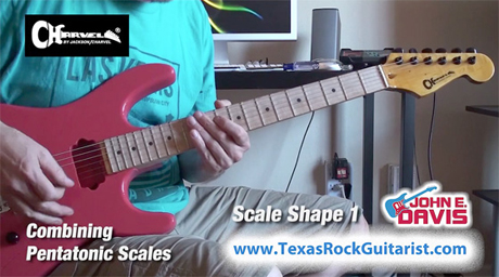 John Davis | Guitar Lesson: Combining 3-String Pentatonic Shapes